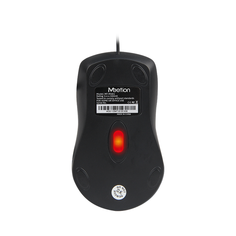 Meetion Mouse MTM361 USB WIRED OPTICAL MOUSE Switch On