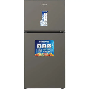 Krome Top Mount Refrigerator, Dark Silver, KR-RFF700TI