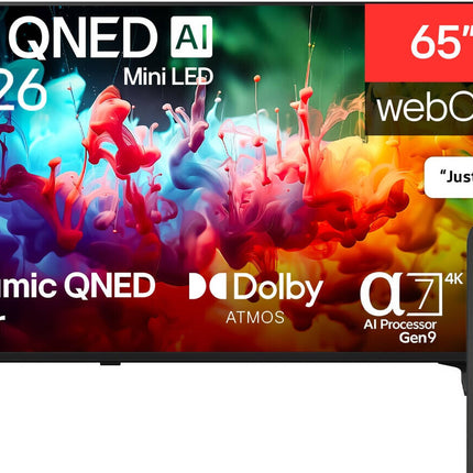 LG 65inch QNED72 Mini LED 4K AI Smart Television (2026 Model) – 65QNED72B6T