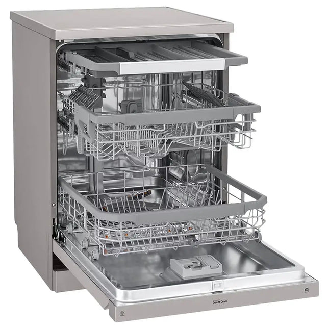 LG Dishwasher with 14 Place Settings,Platinum Silver Finish – DFC435FP