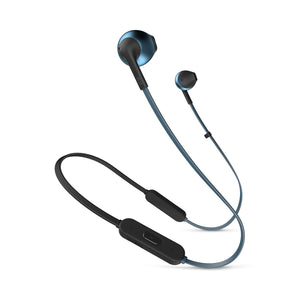 JBL T205BT Wireless Earphones, Blue