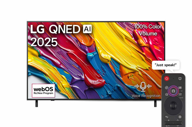 LG 65" QNED82 4K Smart TV, 65QNED82A6A