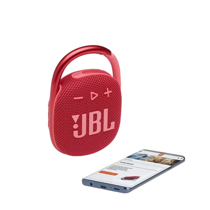 JBL Clip 4 Wireless Speaker - Red