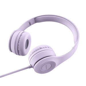 Hoco W21 Wired Headset with Mic, Purple