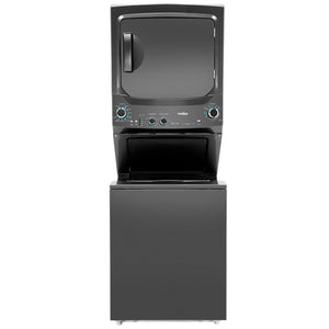 Mabe 24kg Electric Laundry Center, Stacked Washer & Dryer, Diamond Gray, MCLI2440EEDG0
