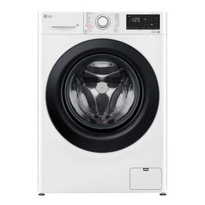 LG Washing Machine 9kg in White F4R5VYL0W - front view