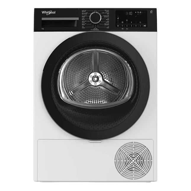Whirlpool Front Load Heat Pump Dryer 10 kg ,White– WDH 103C WBME