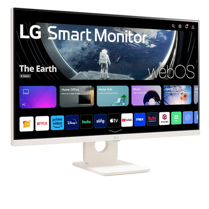 LG 27" Full HD IPS Smart Monitor with webOS, White, 27U511SA-W - view 3