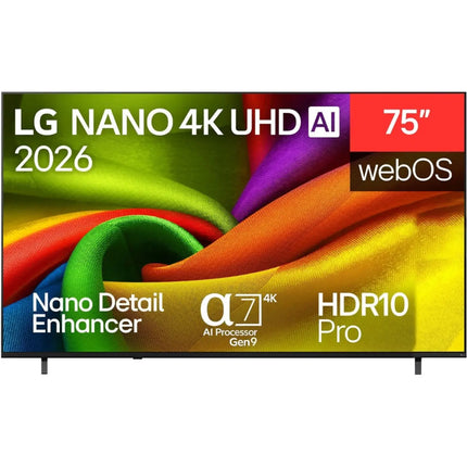 LG 75inch NU84 4K UHD AI Smart Television (2026 Model) – 75NU840B6LA