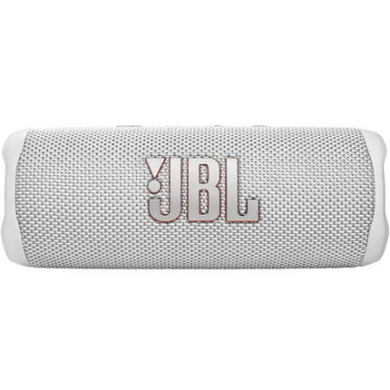 مكبر صوت JBL Flip 6 المحمول المقاوم للماء، أبيض