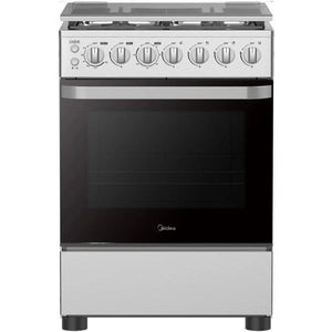 Midea 60x60 4 Burner Gas Cooker, Stainless Steel, MFO-MG24TE(SS)
