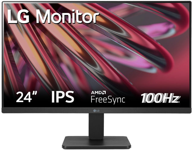 LG Monitor 24" - front view