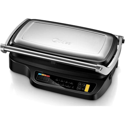 Midea 1800W Contact Grill, Silver, MC-JSY3921C
