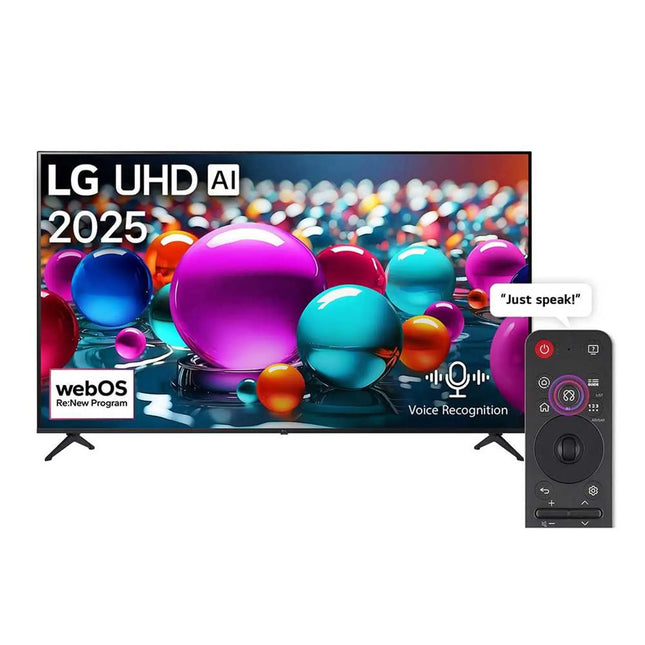 LG 65″ LG UHD AI UA85 4K Smart TV AI Magic Remote Ready HDR10 webOS25 (2025 Model)