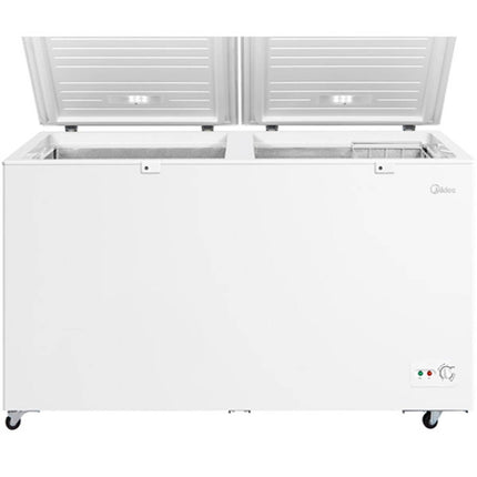 Midea 690L Double Door Chest Freezer with Lock, White, MDRC698FZE01AE - view 2
