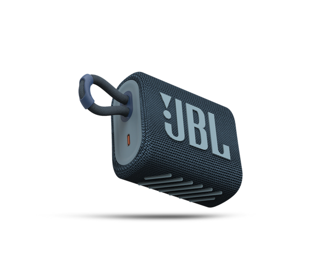 JBL Go 3 Portable Speakers — Blue