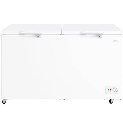 Midea 690L Double Door Chest Freezer with Lock, White, MDRC698FZE01AE