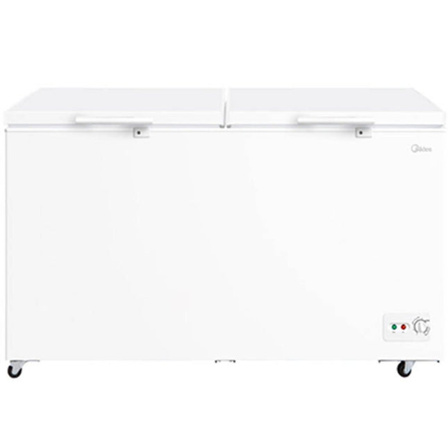 Midea 690L Double Door Chest Freezer with Lock, White, MDRC698FZE01AE