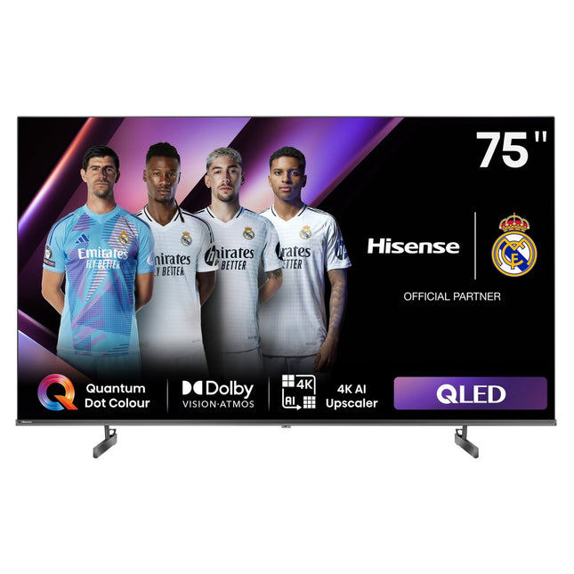 Hisense 75-inch Q6N Series QLED 4K VIDAA Smart TV with AI Adaptive Depth, Dolby Vision Atmos, Game Mode Plus – 75Q6N
