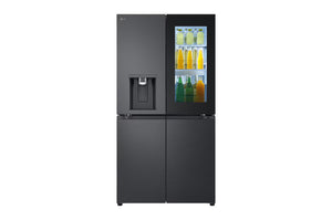 LG InstaView Door-in-Door Side by Side Refrigerator, GR-X39FFCRL
