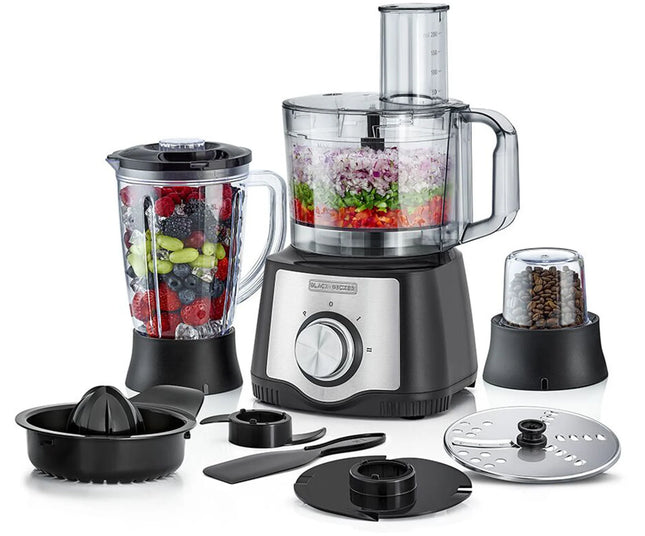 Black+Decker 600W 29 Functions 6-in-1 Food Processor  FX650