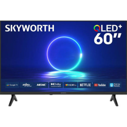 Skyworth 60 inches 4K Smart QLED TV, Black, 60Q6800H