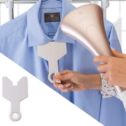 Digital Garment Steamer with Ironing Board, 6 Adjustable Steam Levels, 2.0L Detachable Water Tank, Quick Heat-Up, Anti-Kink Tube, Include Accessories, 2 L 2000 W GSTD2050-B5 White/Gold