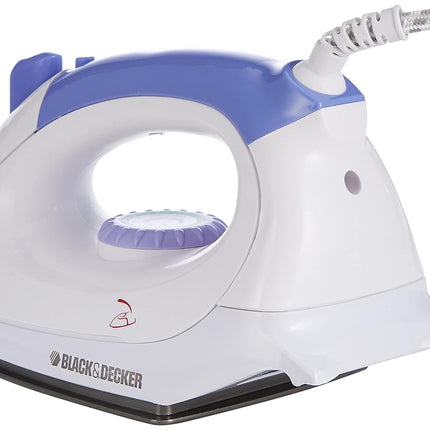 Black+Decker F150 1000W Dry Iron W/ Sprayer and None Stick Sole Plate