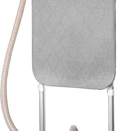 Digital Garment Steamer with Ironing Board, 6 Adjustable Steam Levels, 2.0L Detachable Water Tank, Quick Heat-Up, Anti-Kink Tube, Include Accessories, 2 L 2000 W GSTD2050-B5 White/Gold