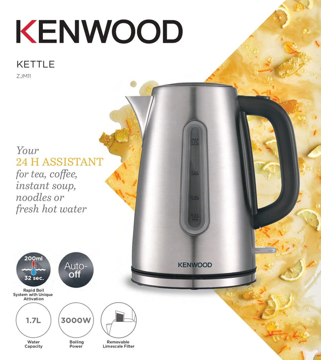 Kenwood 3000W 1.7L Kettle, ZJM.000SS