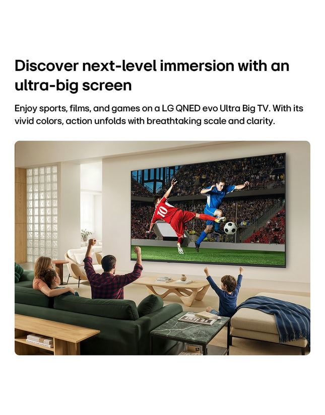 LG 85" QNED AI Mini LED 4K Smart TV QNED70 (2026 Model), 85QNED70B6T - view 2