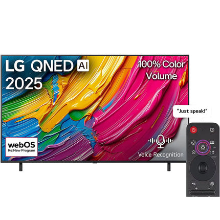 LG 75inch QNED80 4K Ultra HD Smart Television (2025 Model) – 75QNED) 75" - front view