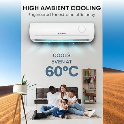 KROME 1.5 Ton Split Air Conditioner White – KR-AR18MT3-BH