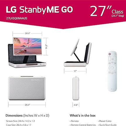 LG StanbyME Go- 27inch Smart Screen