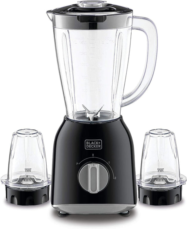Black+Decker 400W Blender 1.5L with Grinder Mill & Extra Jar, BX365J - view 2