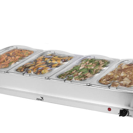 ZENET Buffet Warmer -2 in 1 Buffet warmer and warming plate function
