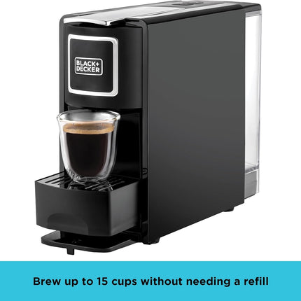 Black+Decker Capsule Coffee Machine 20 Bar, 1140W, CCM100 - view 2