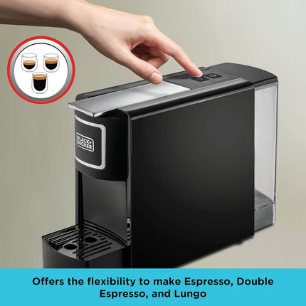Black+Decker Capsule Coffee Machine 20 Bar, 1140W, CCM100 - view 5