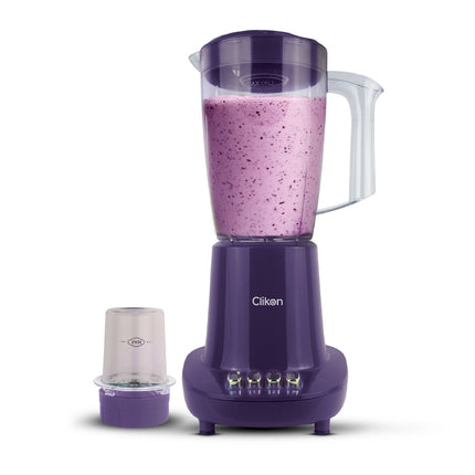 Clikon 2-in-1 Blender 350W with Grinder, 1.5L, Purple, CK2668