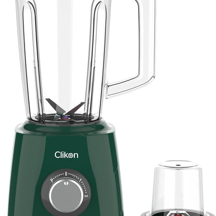 Clikon 2-in-1 Blender 500W with Grinder, 1.5L, Green, CK2681 - view 2