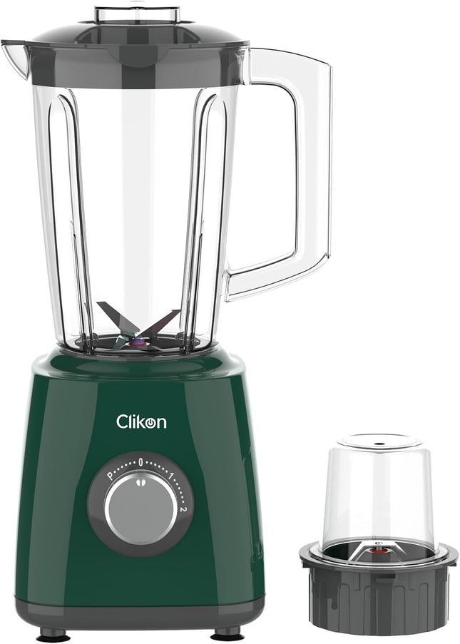Clikon 2-in-1 Blender 500W with Grinder, 1.5L, Green, CK2681 - view 2