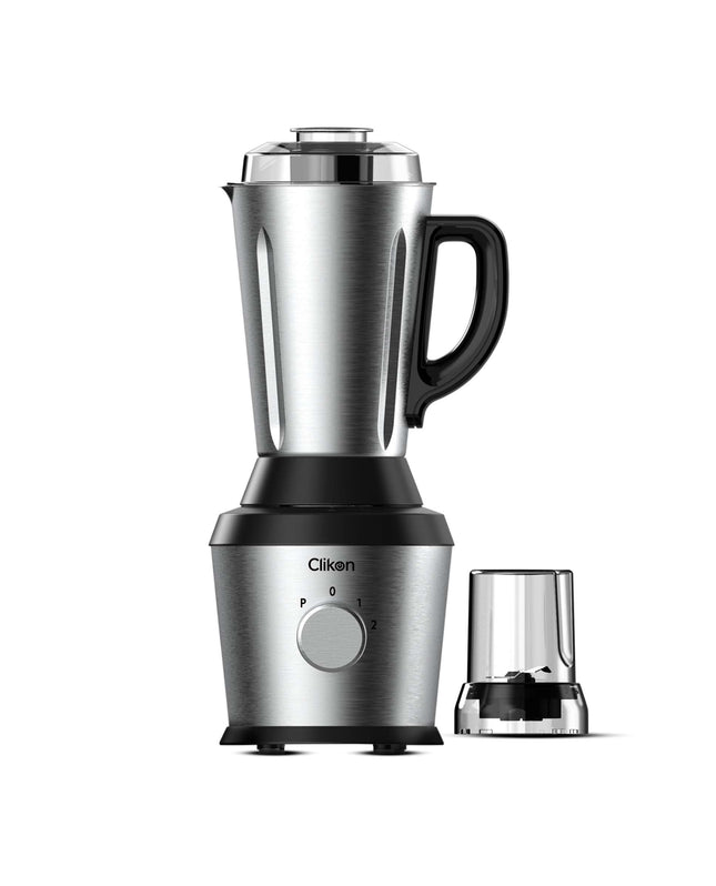 Clikon 2-in-1 Blender 600W, 1.5L Stainless Steel Jar with Grinder, CK2694