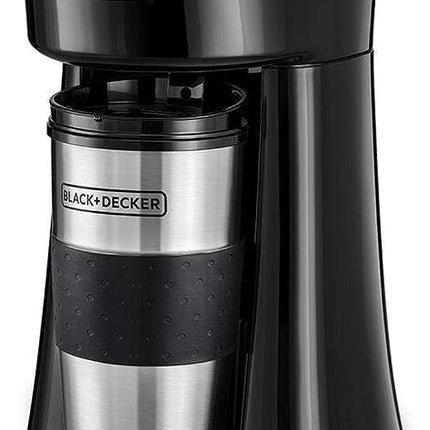 Black+Decker Single-Serve Coffee Maker with 360ml Travel Mug, 650W, DCT10 - view 2