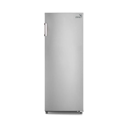 Zenet Upright Freezer 200L 5 Drawer Silver ZFS200S