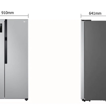 LG Side By Side Refridgerator, GRFB587PQAM