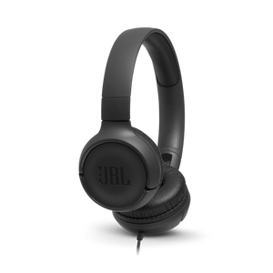JBL Headphones in Red T500BLK - front view