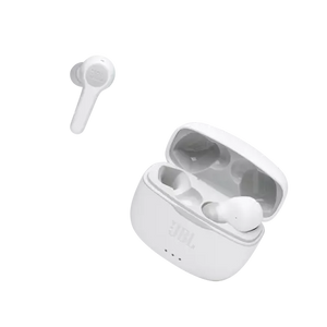 JBL Earbuds in White T215TWS - front view