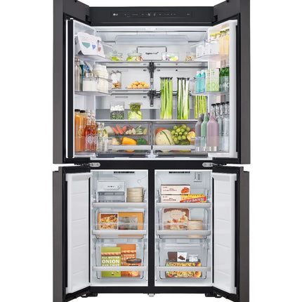 LG  GR-A34FDMKB French Door Fridge MoodUP®, LED Doors, InstaView™, Smart control with LG ThinQ®