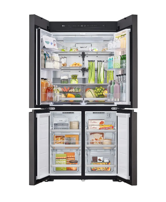 LG  GR-A34FDMKB French Door Fridge MoodUP®, LED Doors, InstaView™, Smart control with LG ThinQ®