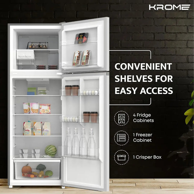 Krome Top Mount Refrigerator 565 Litres KR-RFF565IM